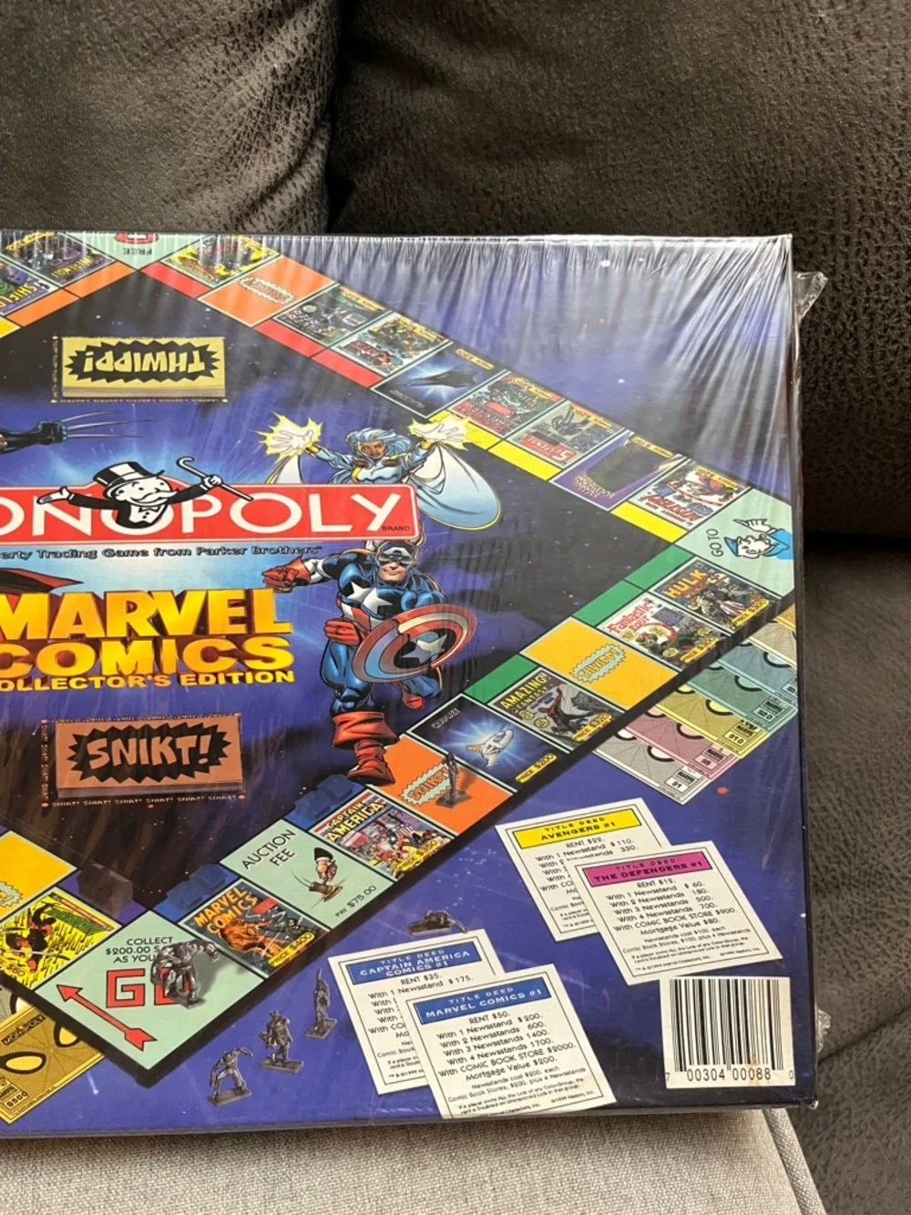 Marvel Comics Collector's Edition Monopoly Board Game 1999 NWT - Picture 9 of 13